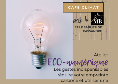 Café Climat: Les gestes numériques durables: diminuez votre empreinte CO2